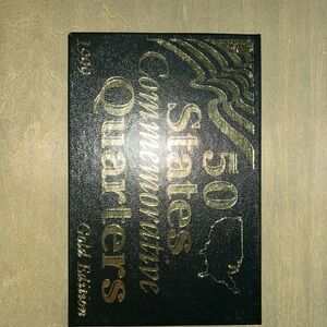 1999 Commemorative Quarters Set with Gold Accents